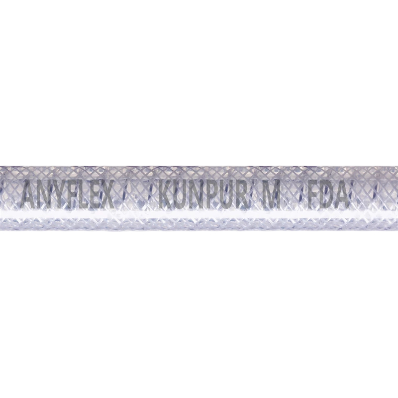食品级内外平滑PU网纹钢丝管 美国FDA 国标GB4806 化妆品 食品-KM  